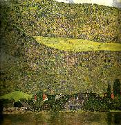 Gustav Klimt unterach vid attersee painting